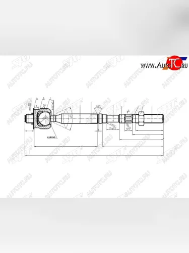 Тяга рулевая TOYOTA RAV4 05- SAT ST-45503-0R030