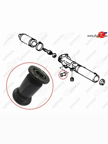 Втулка рулевой рейки Toyota Land Cruiser Prado (J90) 96-02  Hilux Surf 95-02 SAT ST-45522-35040