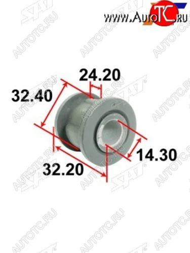 Втулка рулевой рейки Toyota Land Cruiser (J100) 98-07  Lexus LX 98-07  Toyota Land Cruiser Cygnus SAT ST-45522-60010