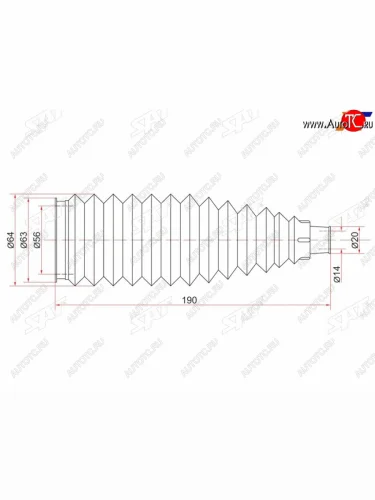 Пыльник рулевой рейки TOYOTA CELICACOROLLARUNXALLEXFIELDEROPAVISTAARDEO 99- LH=RH SAT ST-45535-32070