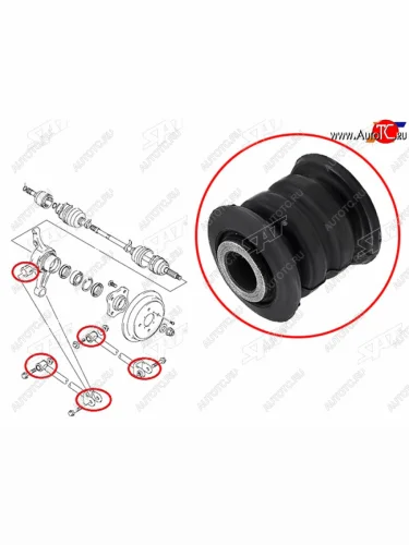 Сайлентблок Suzuki Escudo 97-05  Grand Vitara 97-05 SAT ST-46110-54G70-U