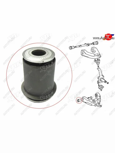 Сайлентблок Toyota Hiace 82-20  Dyna 95-99  Granvia 95-02  Hiace Regius 97-99 (Снизу Перед Слев SAT ST-48061-26010