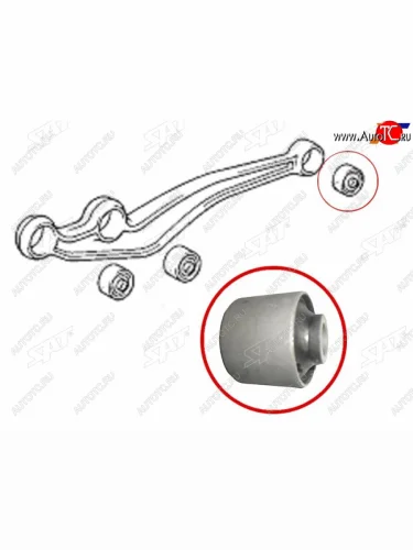 Сайлентблок Toyota Land Cruiser (J100,J80) 89-07  Land Cruiser Prado (J70) 87-96  Highlander 07-13 SAT ST-48061-60010