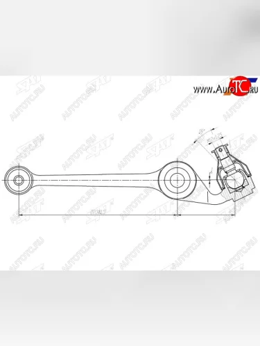 Рычаг FR нижний TOYOTA DUETDAIHATSU STORIAYRV 98- RH SAT ST-48068-97401