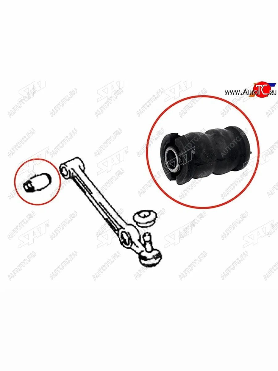 Сайлентблок Toyota Camry (XV30,XV40,XV50) 01-21  Harrier (XU30) 03-13  Daihatsu Atrai 99-05  Siri SAT ST-48069-97401B  в Керчи Республика Крым