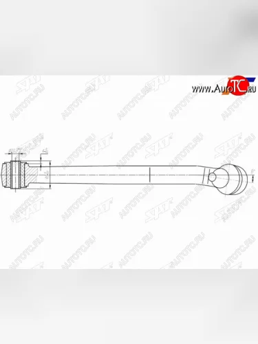 Рычаг FR нижний TOYOTA DUETDAIHATSU STORIAYRV 98- LH SAT ST-48069-97401