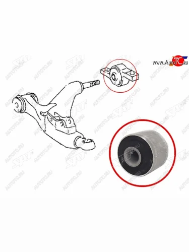 Сайлентблок Toyota Crown 08-12  Lexus GS 05-12  Toyota Mark X 04-19 SAT ST-48076-30020