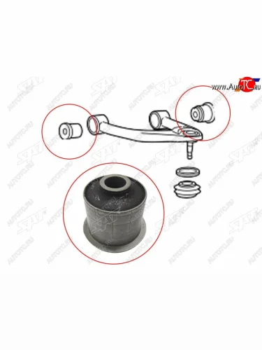 Сайлентблок Toyota Land Cruiser (J200) 07-21  Lexus LX 07-23  Toyota Sequoia 07-17  Tundra 06-22 SAT ST-48632-0C010