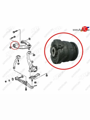 Сайлентблок Toyota Crown 95-07  Mark II (X90,X100,X110) 92-04  Lexus IS 98-05  Toyota Altezza 98- SAT ST-48632-30100