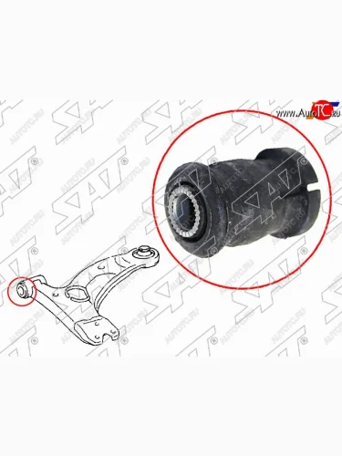 Сайлентблок переднего нижнего рычага передний TOYOTA PREMIOALLION 01-07WISH 03-09IPSUMPICNIC 01- SAT ST-48654-12120