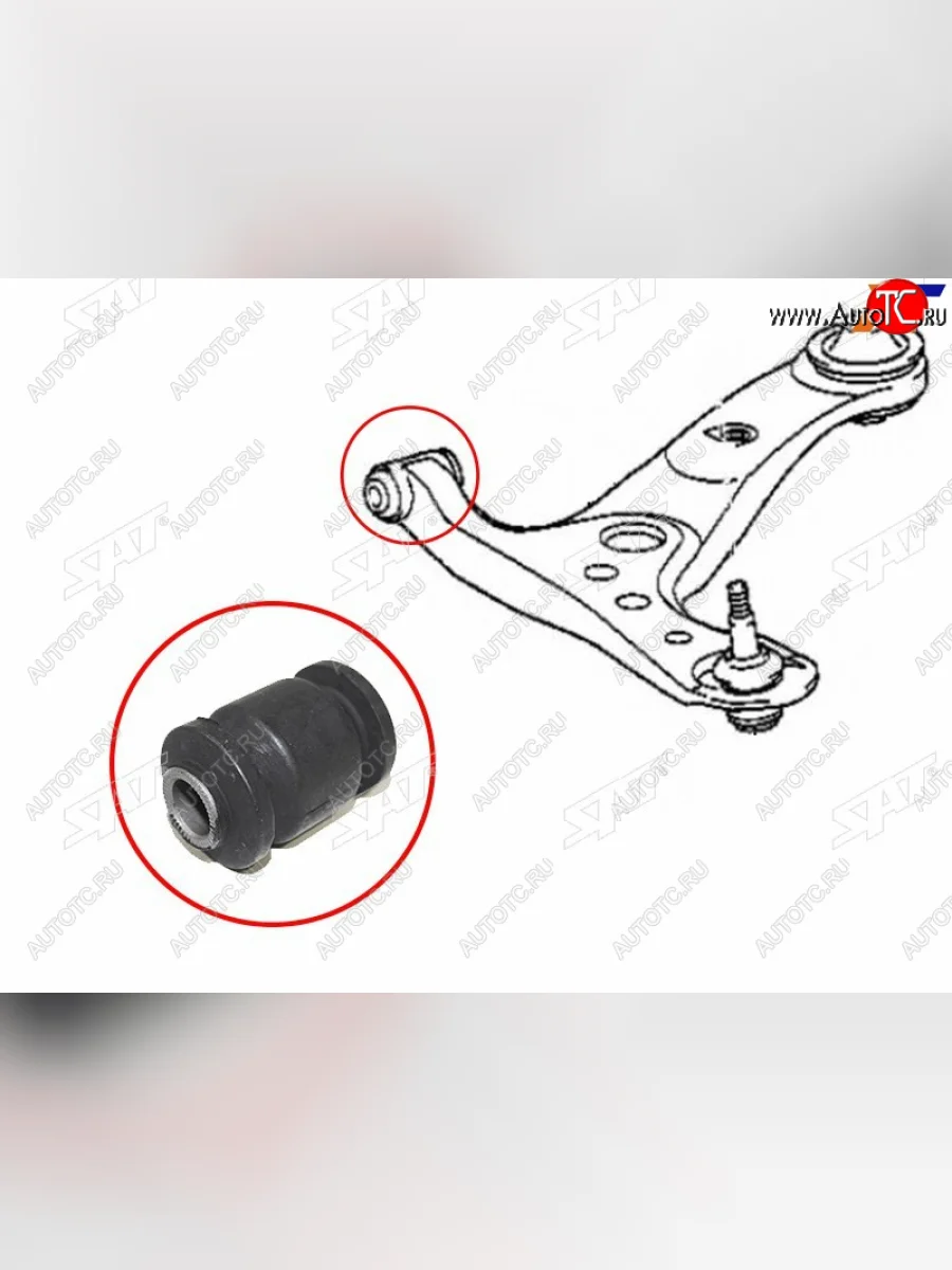 Сайлентблок Toyota Caldina (T240) 02-07  Noah 01-22  Wish 03-09  Ipsum (ACM20) 01-09 SAT ST-48654-49045  в Керчи Республика Крым