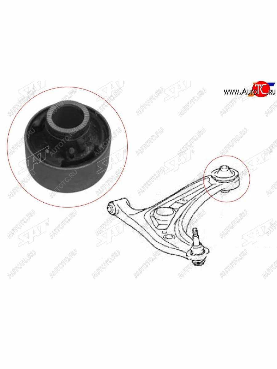 Сайлентблок Toyota Corolla Fielder (E160) 12-  Probox 14-  Ractis 05-16  Vitz 05-10  Scion xD 07 SAT ST-48655-0D080  в Керчи Республика Крым