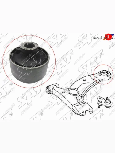 Сайлентблок Chery Tiggo T11 05-16  Mitsubishi ASX 10-20  Lancer 02-17  Outlander 02-22  Toyota A SAT ST-48655-42050