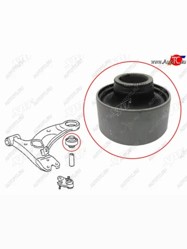 Сайлентблок Toyota Gaia 98-04  Ipsum (SXM10) 96-01  Nadia 98-03 (Снизу Перед) SAT ST-48655-44010