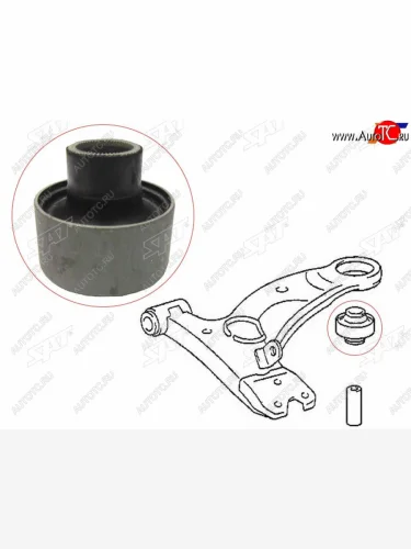 Сайлентблок Toyota Caldina (T190,T210) 92-02  Carina (T190,T210) 92-01  Corona (T190) 92-96  Coro SAT ST-48655-44020