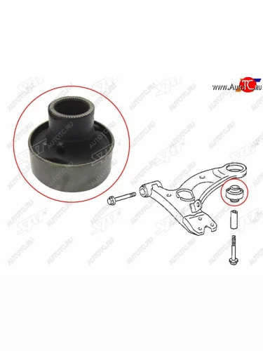 Сайлентблок Toyota Caldina (T190,T210) 92-02  Carina (T190,T210) 92-01  Corona (T190) 92-96  Coro SAT ST-48655-20260