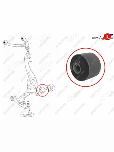 Сайлентблок Lexus LS 00-06  Toyota Celsior 00-06 SAT ST-48655-50012