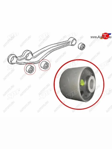 Сайлентблок Nissan Patrol 87-10  Toyota Land Cruiser (J100,J80) 80-  Land Cruiser Prado (J70) 87-9 SAT ST-48702-60050