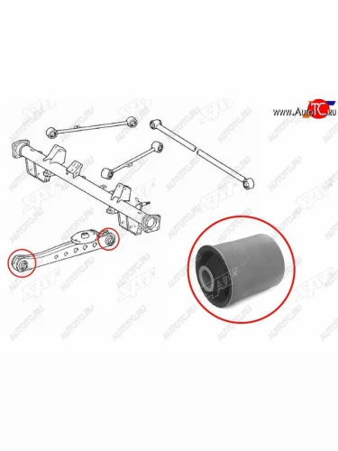 Сайлентблок Toyota Probox 02- SAT ST-48704-52010