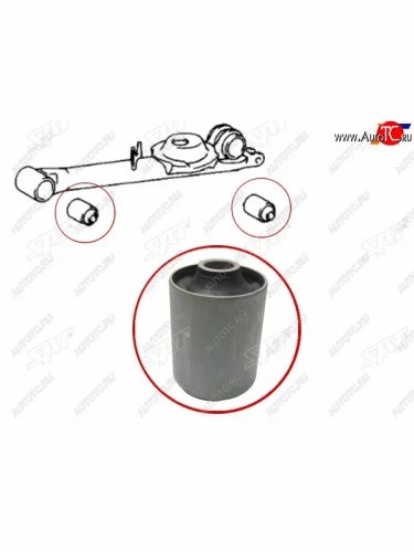Сайлентблок Toyota Lite Ace Noah 96-01 (Зад) SAT ST-48704-28040