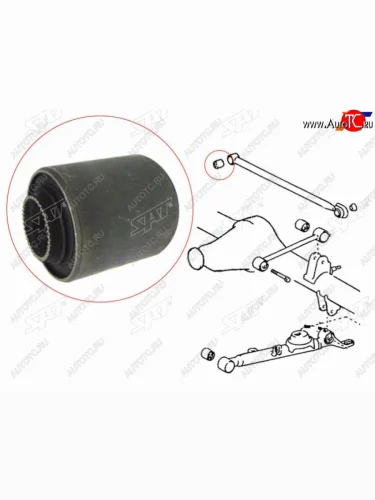 Сайлентблок задней поперечной тяги TOYOTA HIACEREGIUSLITETOWNACENOAHLUCIDAESTIMA EMINA 89-06 SAT ST-48706-28010