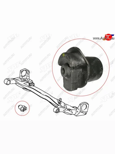 Сайлентблок Toyota Gaia 98-04  Ipsum (SXM10) 96-01  Nadia 98-03 (Зад) SAT ST-48725-44010