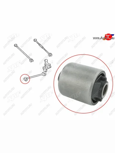 Сайлентблок Toyota Camry (XV20,XV30,XV40,XV50) 96-21  Harrier (XU10,XU30) 97-13  Lexus ES 96-06  SAT ST-48780-48030B