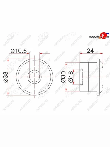 Втулка линка TOYOTA AURISBLADERUMIONMARK X ZIORAV4 05- NO.1                                      SAT ST-48817-12030