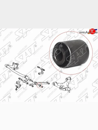 Сайлентблок Toyota Land Cruiser (J200) 07-21 (Слева) SAT ST-488A0-60010