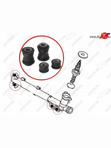 Втулка рулевой рейки Infiniti FX35 02-08  FX45 02-09  Nissan Skyline 01-07 SAT ST-49001-CG100B