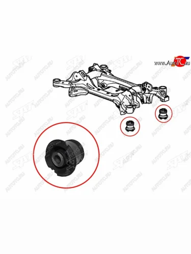 Сайлентблок Honda Accord 08-20  Acura TSX 08-14  Honda Crosstour 09-16  Inspire 07-12 SAT ST-50360-TA0-A01