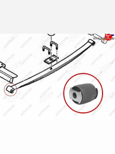 Сайлентблок Peugeot Boxer 06-  Citroen Jumper 06-  Fiat Ducato 06- SAT ST-5102EY-FR