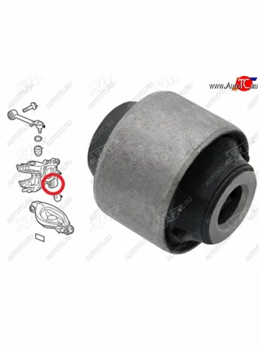 Сайлентблок задней цапфы HONDA PILOT YF4 2009- SAT ST-52215-SZA-A02-U