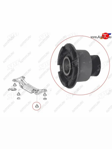 Сайлентблок задней балки TOYOTA CAMRY 01-15HARRIER 03-12HIGHLANDERKLUGER 00-13WINDOM 01-06LEXUS SAT ST-52272-33040