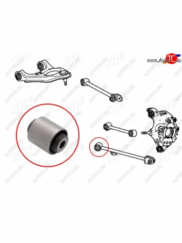 Сайлентблок Honda Accord 08-13  Mazda 3 13-19  Acura TSX 08-14  Honda Crosstour 09-16 SAT ST-52370-TL0-E00B