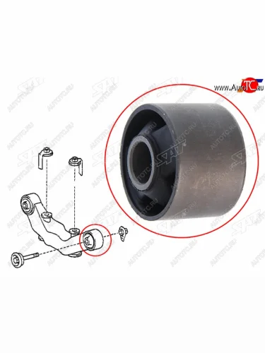Сайлентблок Toyota Allion (T260) 07-21  Harrier (XU10,XU30) 97-13  Premio 07-21  Wish 03-17  Lex SAT ST-52380-48040B
