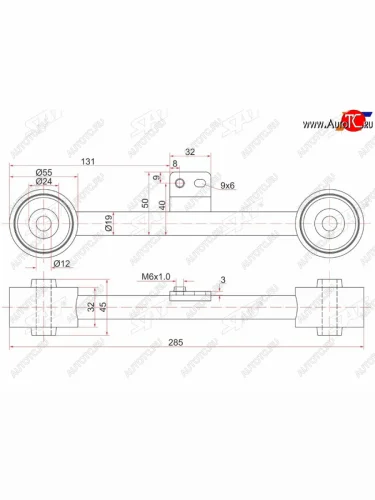 Тяга задняя продольная верхняя HONDA HR-V RH SAT ST-52390-S2H-000