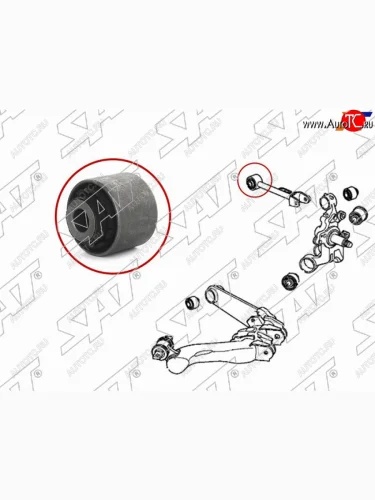 Сайлентблок Honda Odyssey 03-13  Stream 06-14  Crossroad 07-10  Edix 04-09 SAT ST-52395-S6M-801