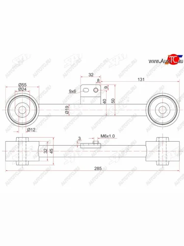 Тяга задняя продольная верхняя HONDA HR-V LH SAT ST-52400-S2H-000