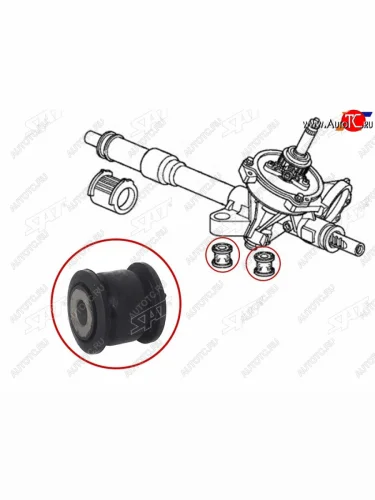 Втулка рулевой рейки Honda Civic 05-12  Fit Shuttle 11-15  Civic USA 05-08 SAT ST-53685-SMG-E01B