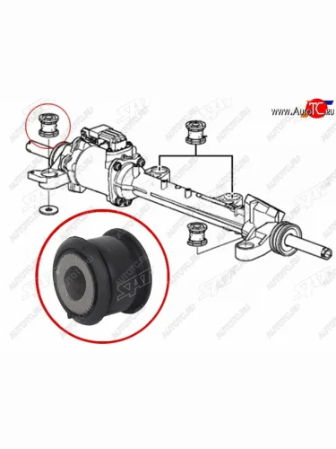 Втулка рулевой рейки Honda Accord 08-13 SAT ST-53685-TL0-G11B