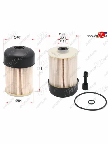 Фильтр топливный RENAULT MASTER 2.3dCi 10-MERCEDES VITO OM 622.951 14-X-KLASSE 2.3d 17-OPEL VIVAR SAT ST-54-0012