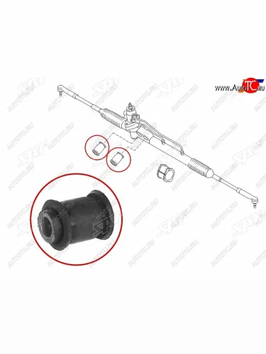 Втулка рулевой рейки Nissan Cefiro 98-03  Maxima 95-00 SAT ST-54444-5Y500B