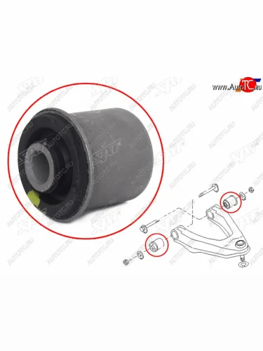 Сайлентблок переднего верхнего рычага NISSAN DATSUN 92-02DESERT THUNDER 09-KING CAB 85-14NP300 10 SAT ST-54542-2S610