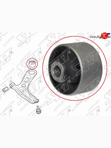 Сайлентблок Hyundai Elantra 00-16  ix35 13-15  Santa Fe 05-19  Solaris 10-20  Kia Carnival 06-14 SAT ST-54584-H5000
