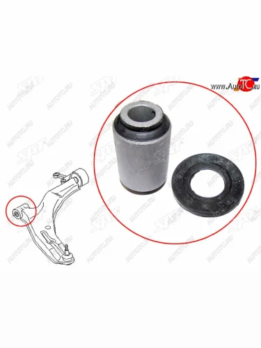 Сайлентблок Nissan AD 99-02  Almera 00-06  Sunny 98-04  Wingroad 99-05 (Перед) SAT ST-55044-4M410