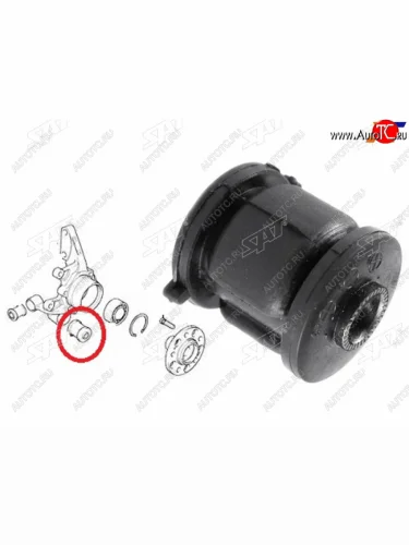 Сайлентблок Chevrolet Lacetti 04-13  Daewoo Lacetti 04-09  Hyundai Elantra 00-09  ix35 09-15  So SAT ST-55116-25000
