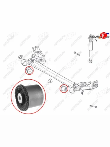 Сайлентблок Hyundai Creta 15-20 SAT ST-55160-M0000