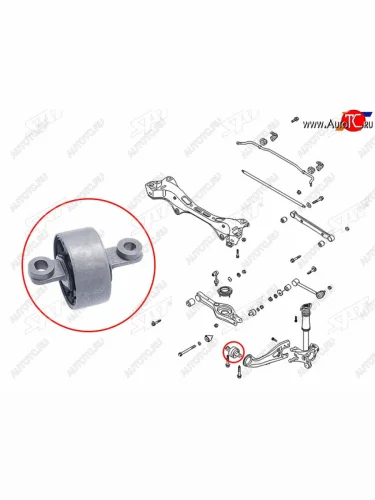 Сайлентблок Hyundai ix35 09-15  Tucson 09-15  Kia Sportage 10-16 (Справа) SAT ST-55275-3W000