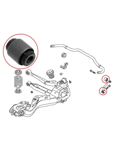 Сайлентблок Nissan Juke 10-20  Qashqai 06-22  Serena 05-16  X-Trail 07-22 SAT ST-55618-JD00A-B